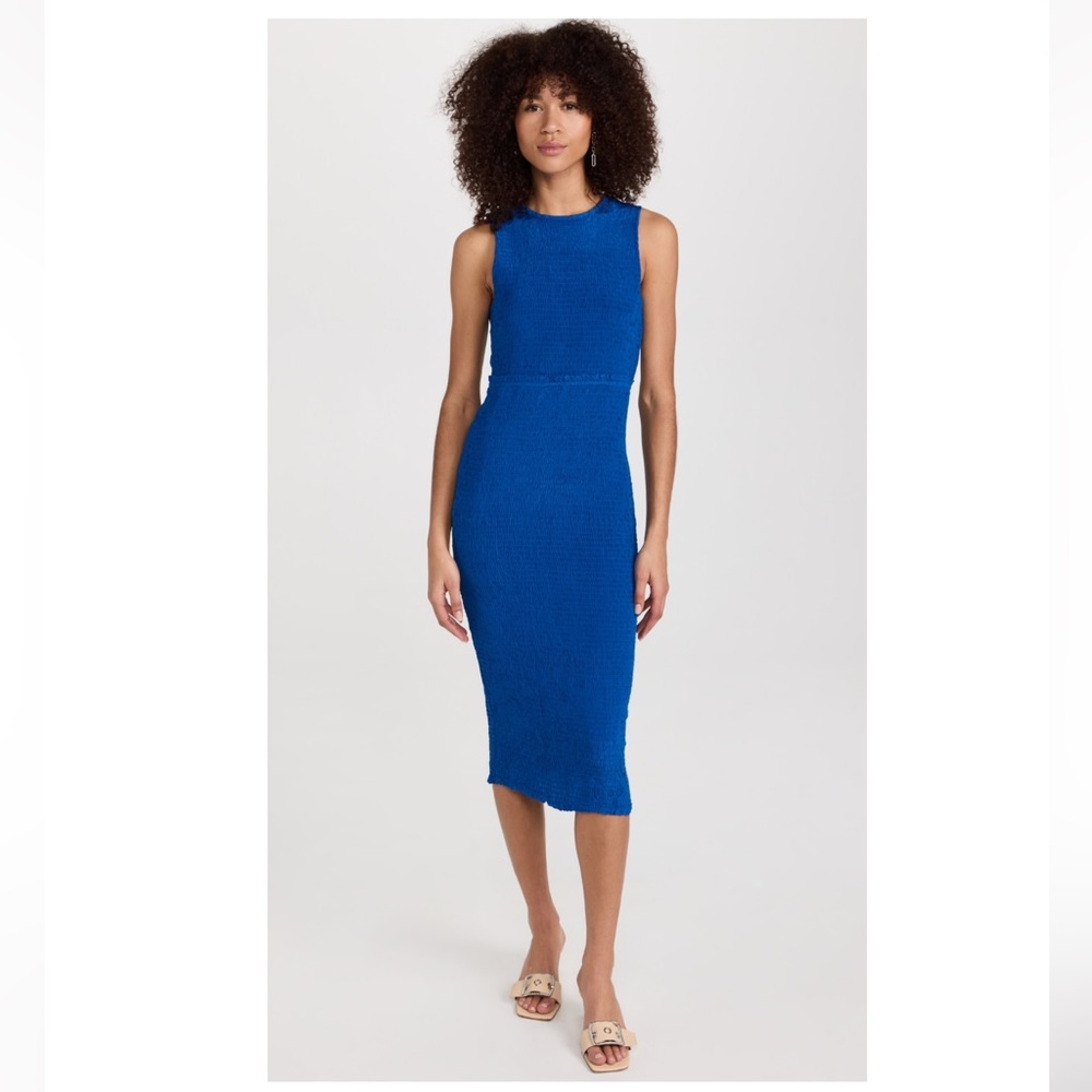 NWT APiece Apart Suenos Smock Tank Dress in Blue Azul